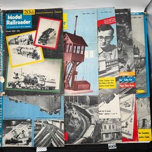 Model Railroader Magazine Lot 1954-55 Vintage Trains Railroad Lot of 10